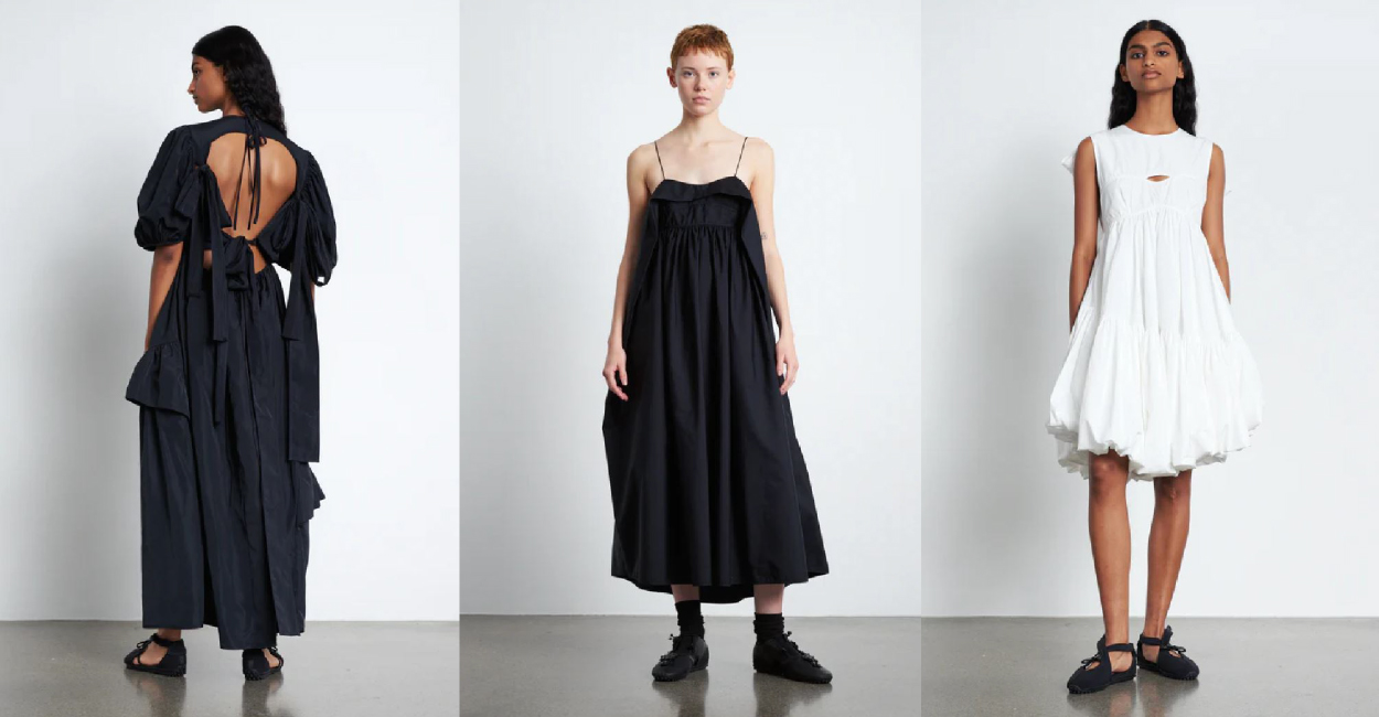 Cecilie Bahnsen セシリーバンセン　ELLIE BLOUSE Cecilie Bahnsen Blue Jerry Blouse Cecilie Bahnsen